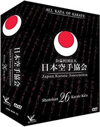 3 DVD Box Collection JKA All 26 Shotokan Karate Kata